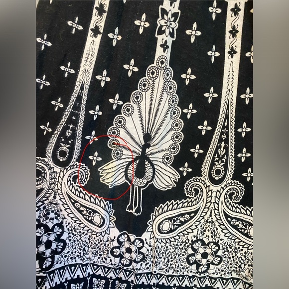 Boho 100% Cotton Maxi Skirt made in India Free Size Hippie Cottagecore Festival - Picture 9 of 9